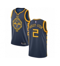 Youth Golden State Warriors #2 Willie Cauley-Stein Swingman Navy Blue Basketball Jersey - City Edition