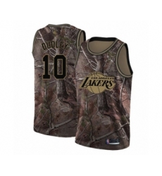 Youth Los Angeles Lakers #10 Jared Dudley Swingman Camo Realtree Collection Basketball Jersey