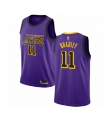 Youth Los Angeles Lakers #11 Avery Bradley Swingman Purple Basketball Jersey - City Edition