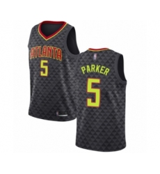 Women's Atlanta Hawks #5 Jabari Parker Swingman Black Basketball Jersey - Icon Edition