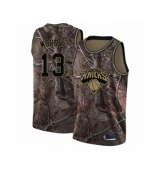 Youth New York Knicks #13 Marcus Morris Swingman Camo Realtree Collection Basketball Jersey