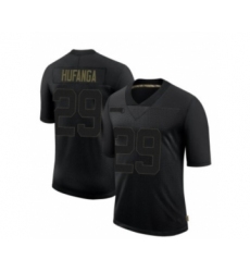 Men's San francisco 49ers #29 Talanoa Hufanga Icon Black Stitched NFL Jersey