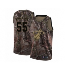 Youth Miami Heat #55 Duncan Robinson Swingman Camo Realtree Collection Basketball Jersey
