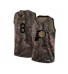 Youth Indiana Pacers #8 Justin Holiday Swingman Camo Realtree Collection Basketball Jersey