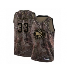 Men's Atlanta Hawks #33 Allen Crabbe Swingman Camo Realtree Collection Basketball Jersey