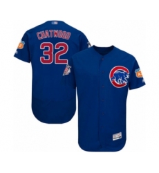 Men's Chicago Cubs #32 Tyler Chatwood Royal Blue Alternate Flex Base Authentic Collection Baseball Player Jersey