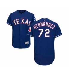 Men's Texas Rangers #72 Jonathan Hernandez Royal Blue Alternate Flex Base Authentic Collection Baseball Player Jersey