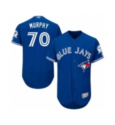 Men's Toronto Blue Jays #70 Patrick Murphy Blue Alternate Flex Base Authentic Collection Baseball Player Jersey