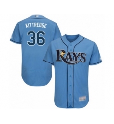 Men's Tampa Bay Rays #36 Andrew Kittredge Columbia Alternate Flex Base Authentic Collection Baseball Player Jersey