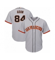 Youth San Francisco Giants #84 Melvin Adon Authentic Grey Road Cool Base Baseball Player Jersey