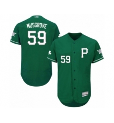 Men's Pittsburgh Pirates #59 Joe Musgrove Green Celtic Flexbase Authentic Collection Baseball Player Jersey