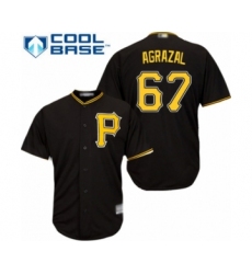 Youth Pittsburgh Pirates #67 Dario Agrazal Authentic Black Alternate Cool Base Baseball Player Jersey