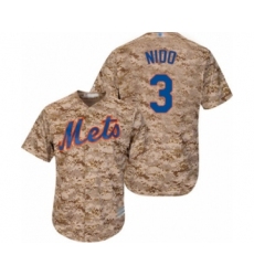 Men's New York Mets #3 Tomas Nido Authentic Camo Alternate Cool Base Baseball Player Jersey