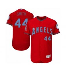 Men's Los Angeles Angels of Anaheim #44 Kevan Smith Authentic Red 2016 Father's Day Fashion Flex Base Baseball Player Jersey
