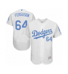 Men's Los Angeles Dodgers #64 Caleb Ferguson Gray Alternate Flex Base Authentic Collection Baseball Player Jersey