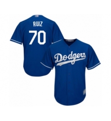 Men's Los Angeles Dodgers #70 Keibert Ruiz Royal Blue Alternate Flex Base Authentic Collection Baseball Player Jersey
