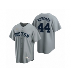 Women's Boston Red Sox #44 Brandon Workman Nike Gray Cooperstown Collection Road Jersey
