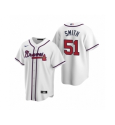 Youth Atlanta Braves #51 Will Smith Nike White 2020 Replica Home Jersey