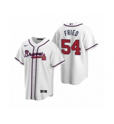 Youth Atlanta Braves #54 Max Fried Nike White 2020 Replica Home Jersey