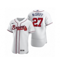 Men's Atlanta Braves #27 Fred McGriff Nike White 2020 Authentic Jersey