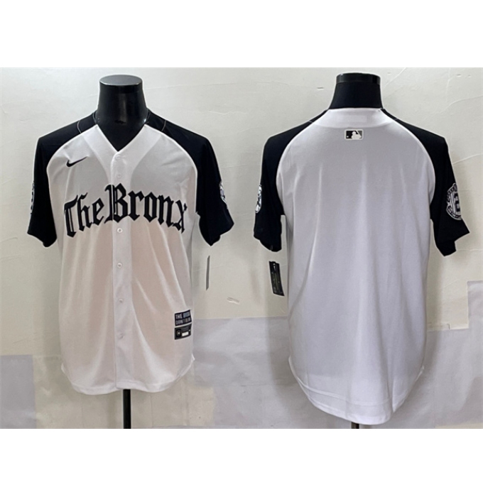 Men's New York Yankees Blank White Black 'Gothic Legacy Edition' Vapor Premier Limited Stitched Baseball Jersey