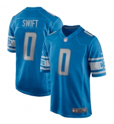 Men's Detroit Lions #0 D'Andre Swift Nike Blue 2020 NFL Draft Pick Game Jersey.webp