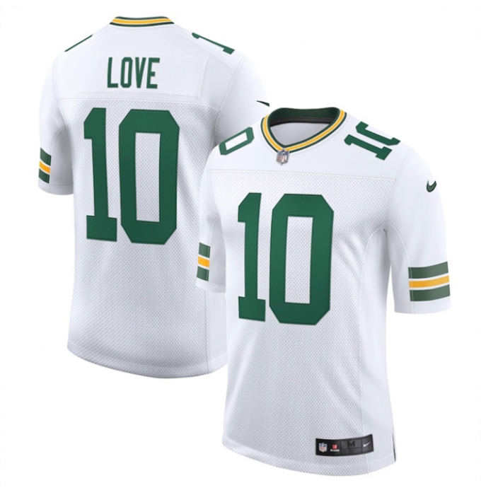 Men's Green Bay Packers #10 Jordan Love White 2025 New Vapor Untouchable Limited Football Stitched Jersey