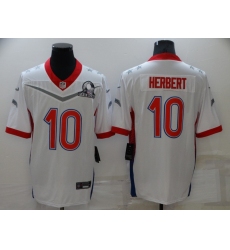 Men's Los Angeles Chargers #10 Justin Herbert Nike White 2022 AFC Pro Bowl Game Jersey