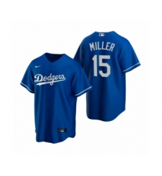 Men's Los Angeles Dodgers #15 Bobby Miller Royal 2020 MLB Draft Replica Alternate Jersey