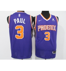 Men's Phoenix Suns #3 Chris Paul Nike Purple Swingman Jersey