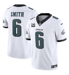 Men's Philadelphia Eagles #6 DeVonta Smith White 2026 F.U.S.E. 2-Star C Vapor Untouchable Limited Football Stitched Jersey