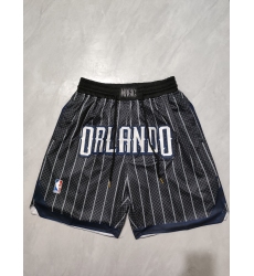 Men's Orlando Magic Black striped Shorts