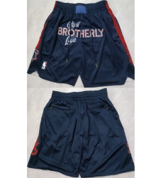 Men's Philadelphia 76ers Navy City Edition Shorts (Run Small)