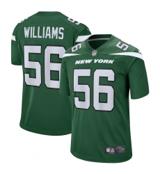 Men's New York Jets #56 Quincy Williams Nike Gotham Green Limited Jersey