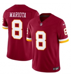 Men's Washington Commanders #8 Marcus Mariota Burgundy 2026 F.U.S.E. Vapor Limited Stitched Football Jersey