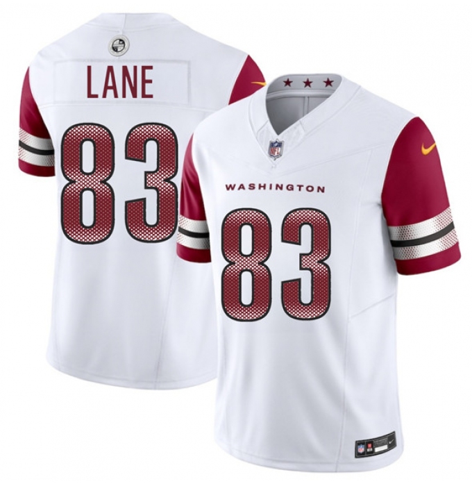 Men's Washington Commanders #83 Jaylin Lane White 2025 Draft F.U.S.E. Vapor Limited Football Stitched Jersey