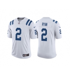Men's Indianapolis Colts #2 Matt Ryan White Vapor Untouchable Limited Stitched Jersey