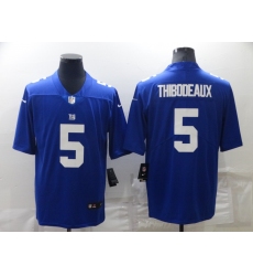 Men's New York Giants #5 Kayvon Thibodeaux Nike Royal 2022 NFL Draft First Round Pick Limited Jersey