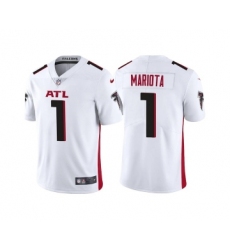 Men's Atlanta Falcons #1 Marcus Mariota White Vapor Untouchable Limited Stitched Jersey