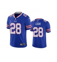 Men's Buffalo Bills #28 James Cook Blue Vapor Untouchable Limited Stitched Jersey