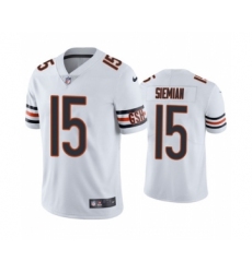 Men's Chicago Bears #15 Trevor Siemian White Vapor untouchable Limited Stitched Jersey