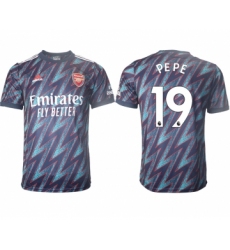 Men 2021-2022 Club Arsenal Second away aaa version blue 19 Soccer Jersey