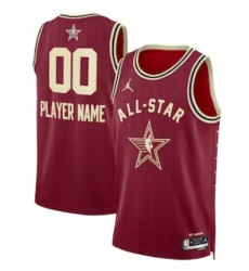 Men's Unisex Jordan Brand Crimson 2024 NBA All-Star Game Swingman Custom Jersey