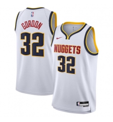 Men's Denver Nuggets #32 Aaron Gordon White 2024 Association Edition Stitched Basketball Jersey