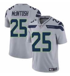 Youth Seattle Seahawks #25 Kenny McIntosh Grey Vapor Limited Stitched Football Jersey