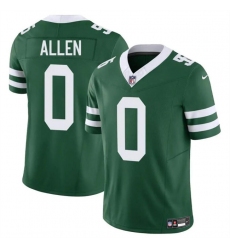 Men's New York Jets #0 Braelon Allen Green 2023 F.U.S.E Throwback Limited Stitched Jersey