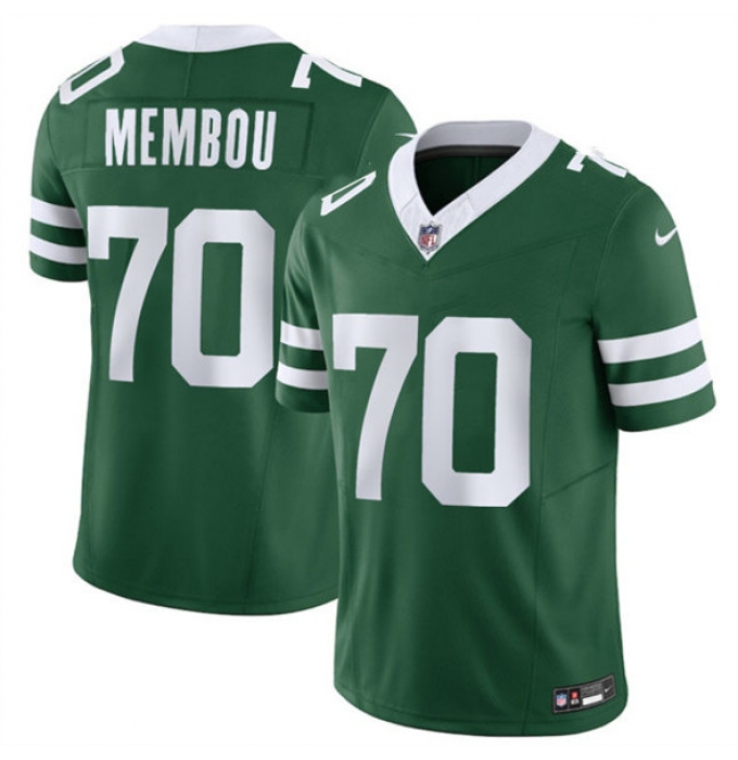 Men's New York Jets #70 Armand Membou Green 2025 Draft F.U.S.E. Vapor Untouchable Limited Football Stitched Jersey