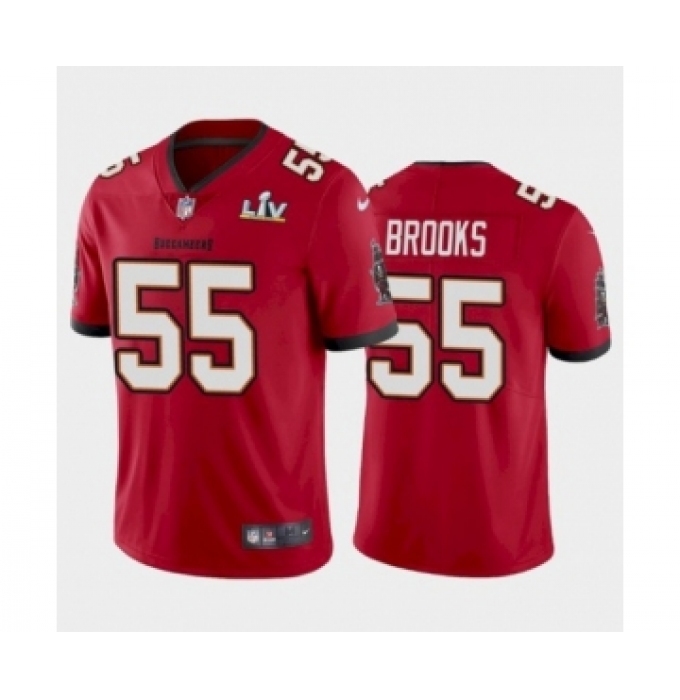 Youth Tampa Bay Buccaneers #55 Derrick Brooks Red Super Bowl LV Jersey