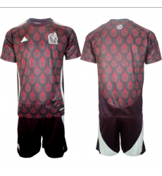Mexico Blank 2024 Soccer Short Sleeve Jersey