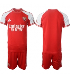 Men's Arsenal F.C Blank Red 2025 Home Soccer Jersey Suit
